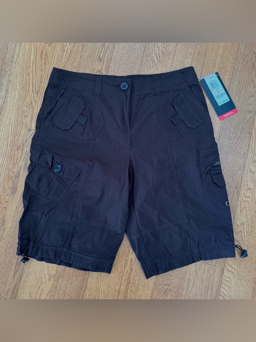 Style & Co. Brown Women's Cargo Shorts with Multiple Pockets